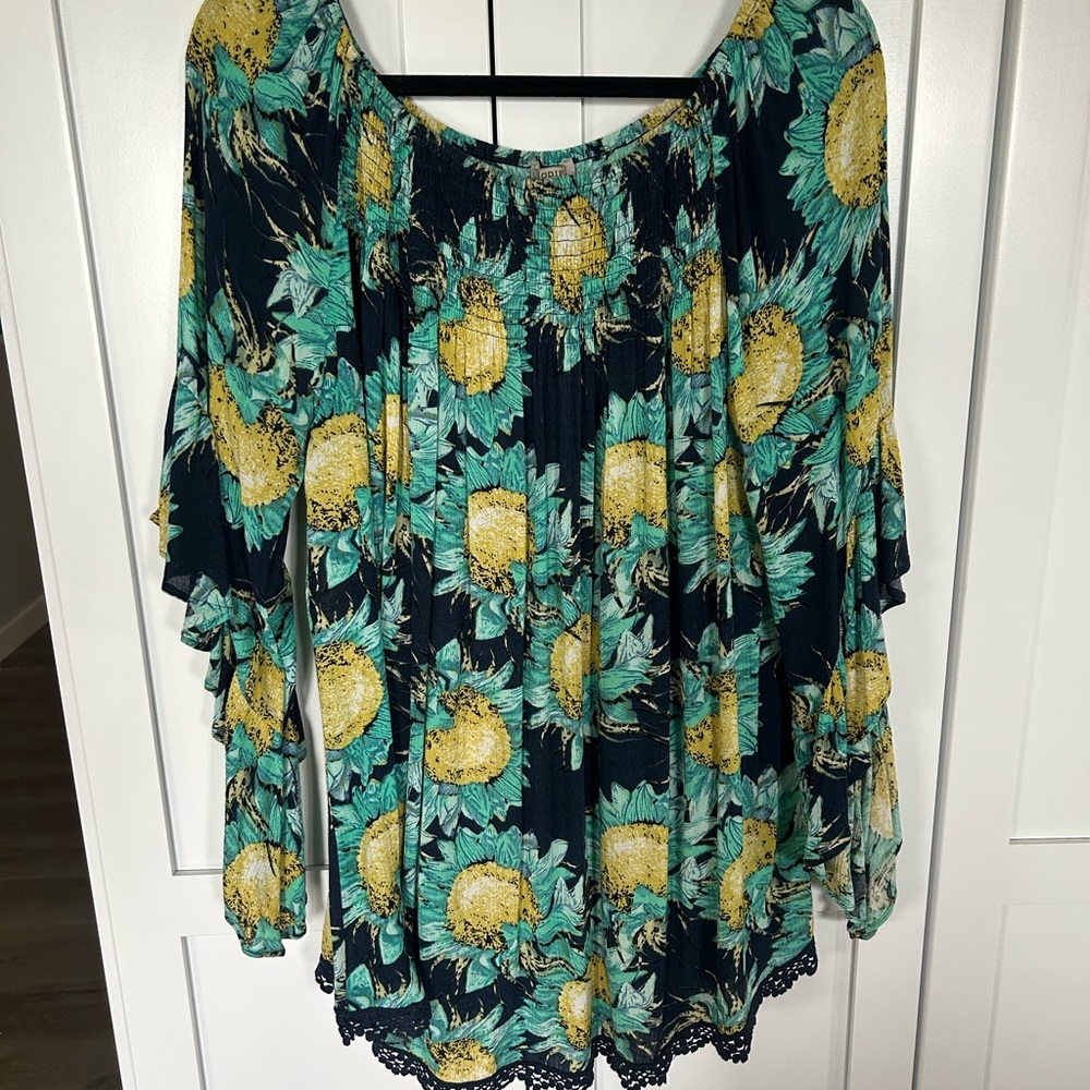 Floral Print Women's Top